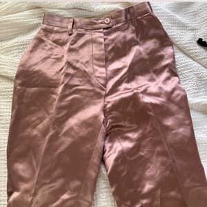 Pink Silk Prada Pants
